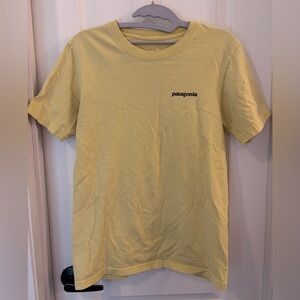 Patagonia Pale Yellow Short-Sleeve Logo Tee